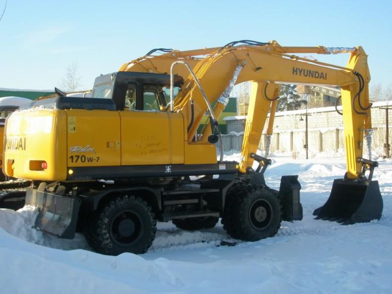 Экскаватор hyundai r170w 7